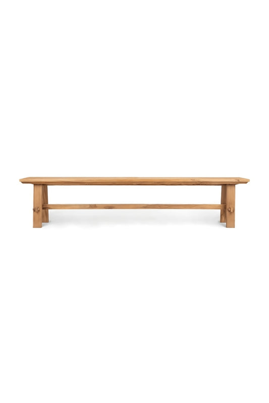 Natural Teak Wood Bench | dBodhi Artisan
