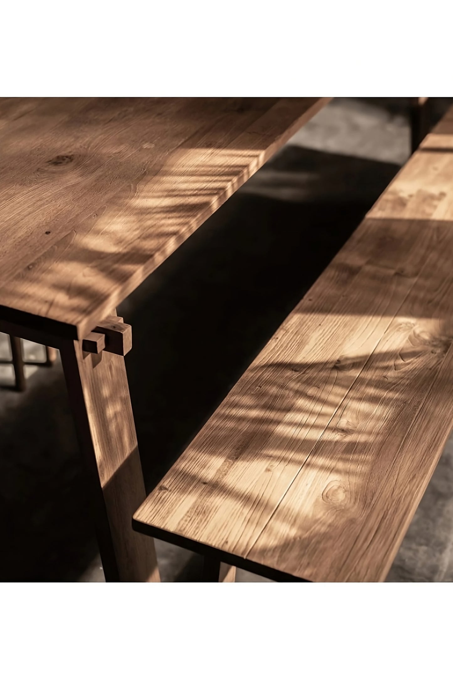 Natural Teak Wood Bench | dBodhi Artisan