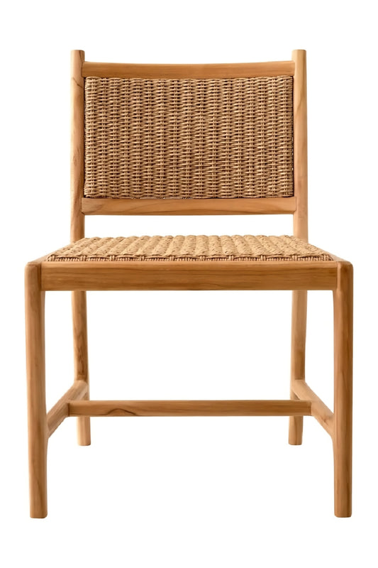 Natural Weave Outdoor Dining Chair | Eichholtz Pivetti