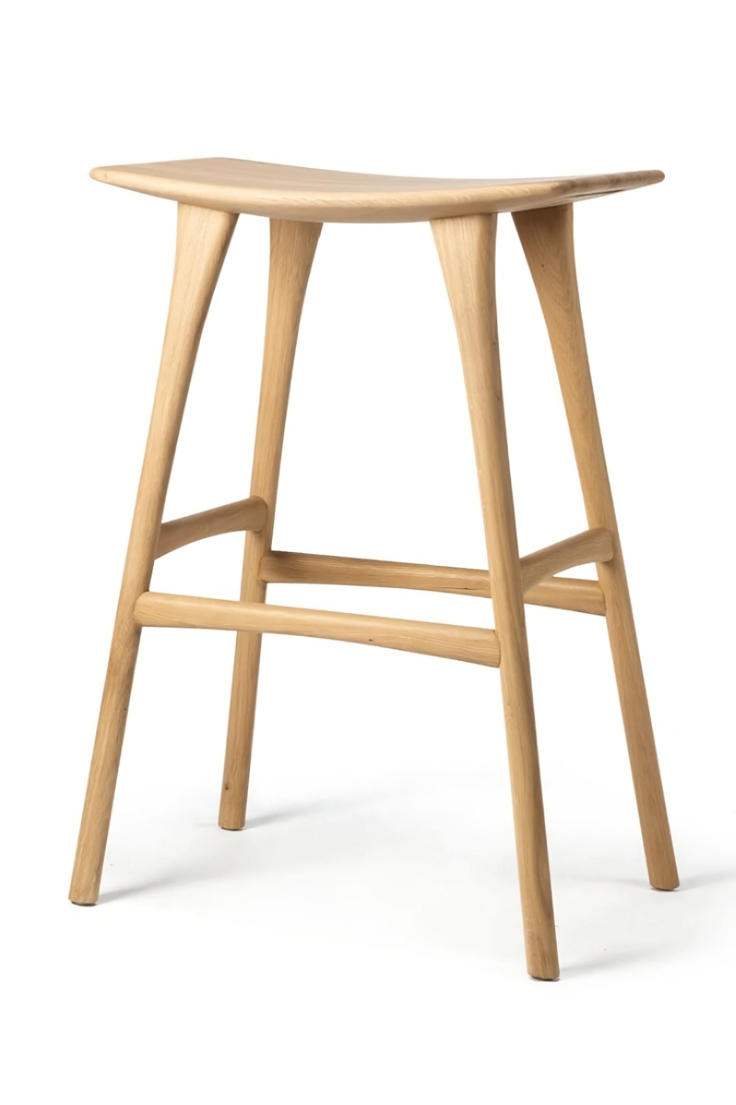 Oak Backless Bar Stool | Ethnicraft Osso