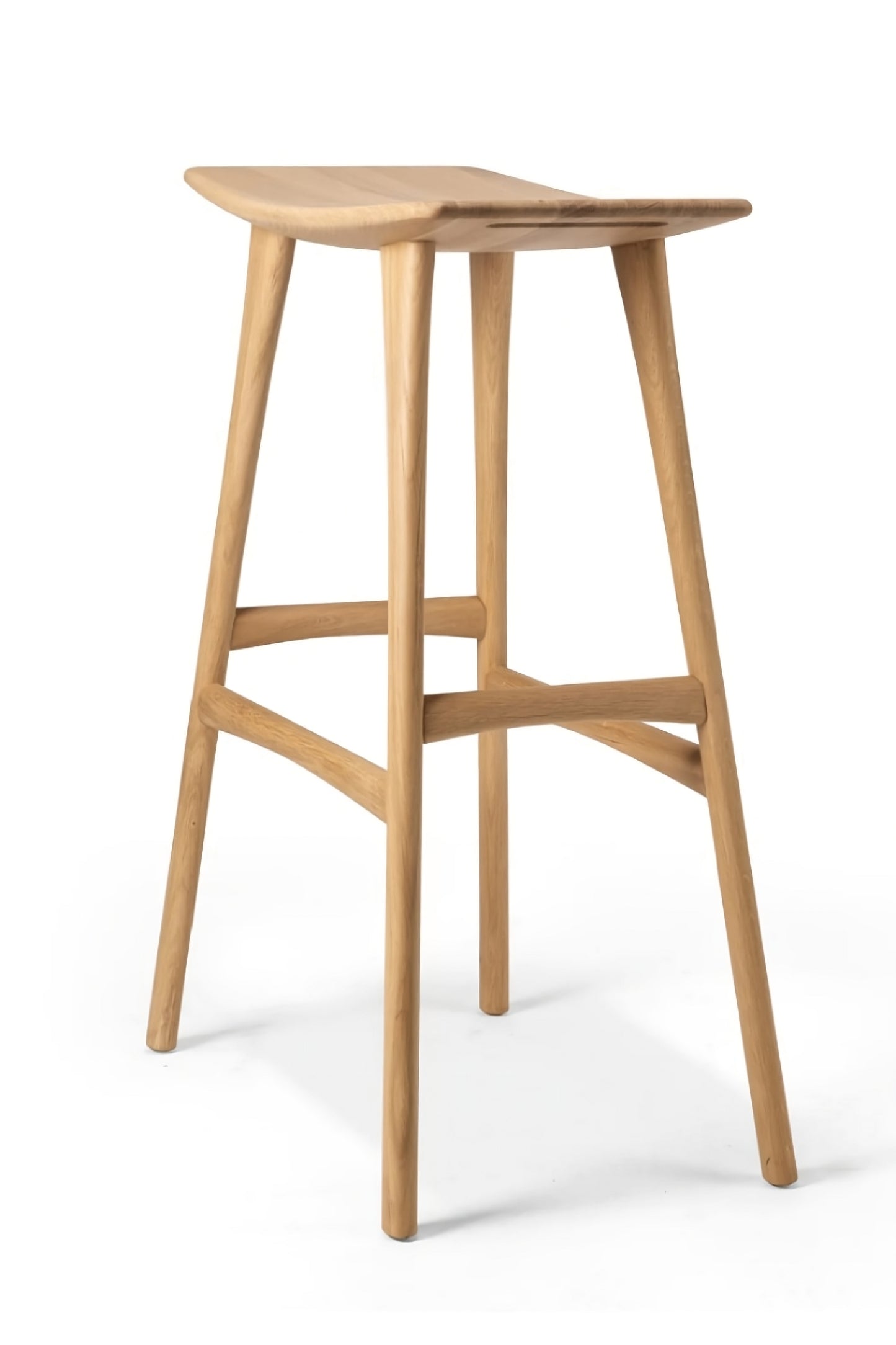 Oak Backless Bar Stool | Ethnicraft Osso