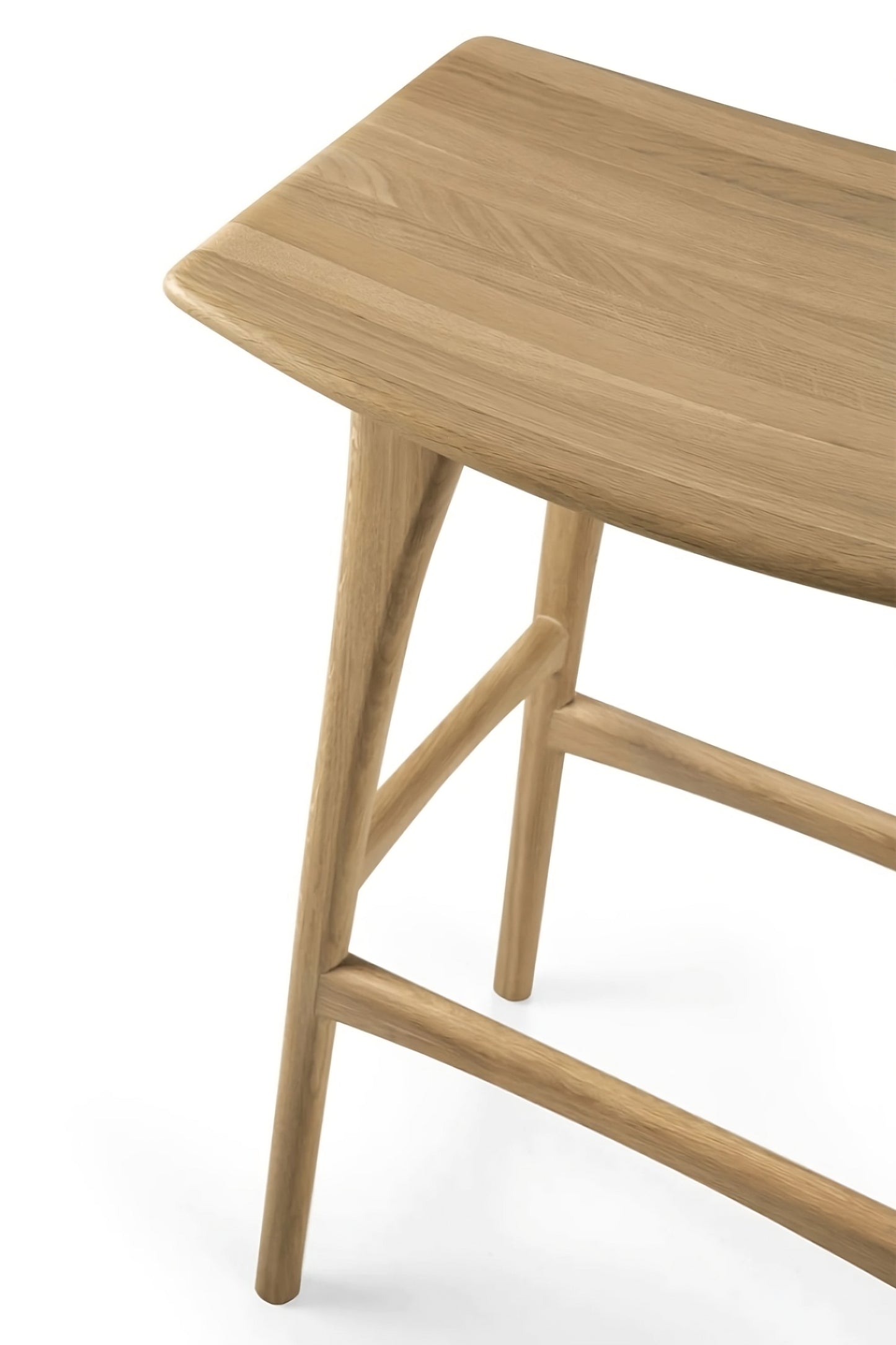 Oak Backless Bar Stool | Ethnicraft Osso