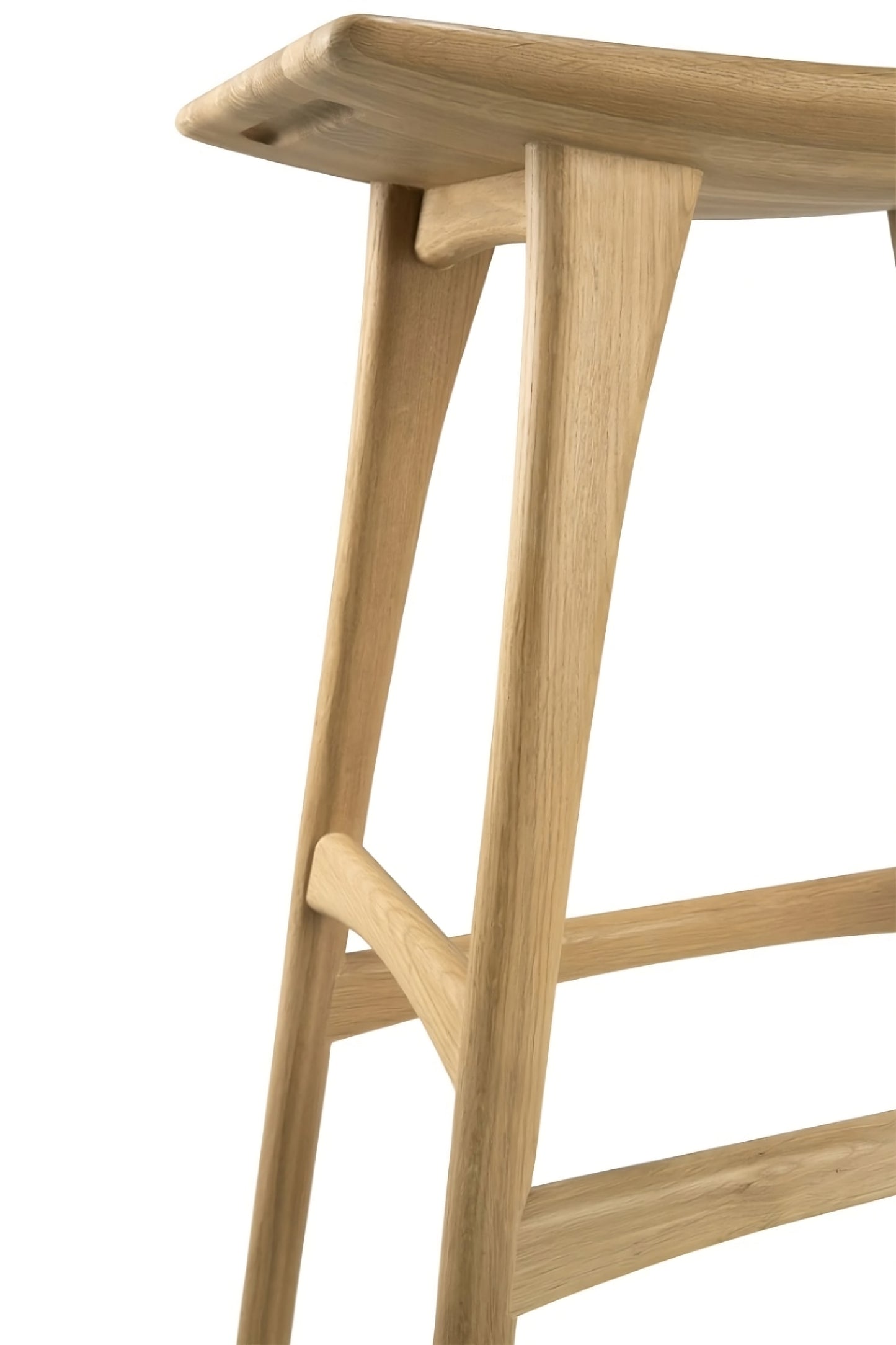 Oak Backless Bar Stool | Ethnicraft Osso