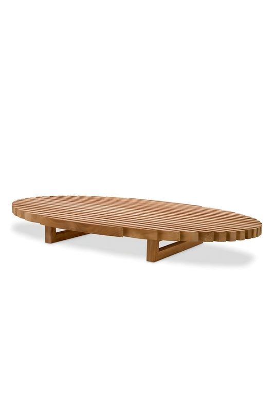 Oval Teak Outdoor Coffee Table | Eichholtz Anjuna
