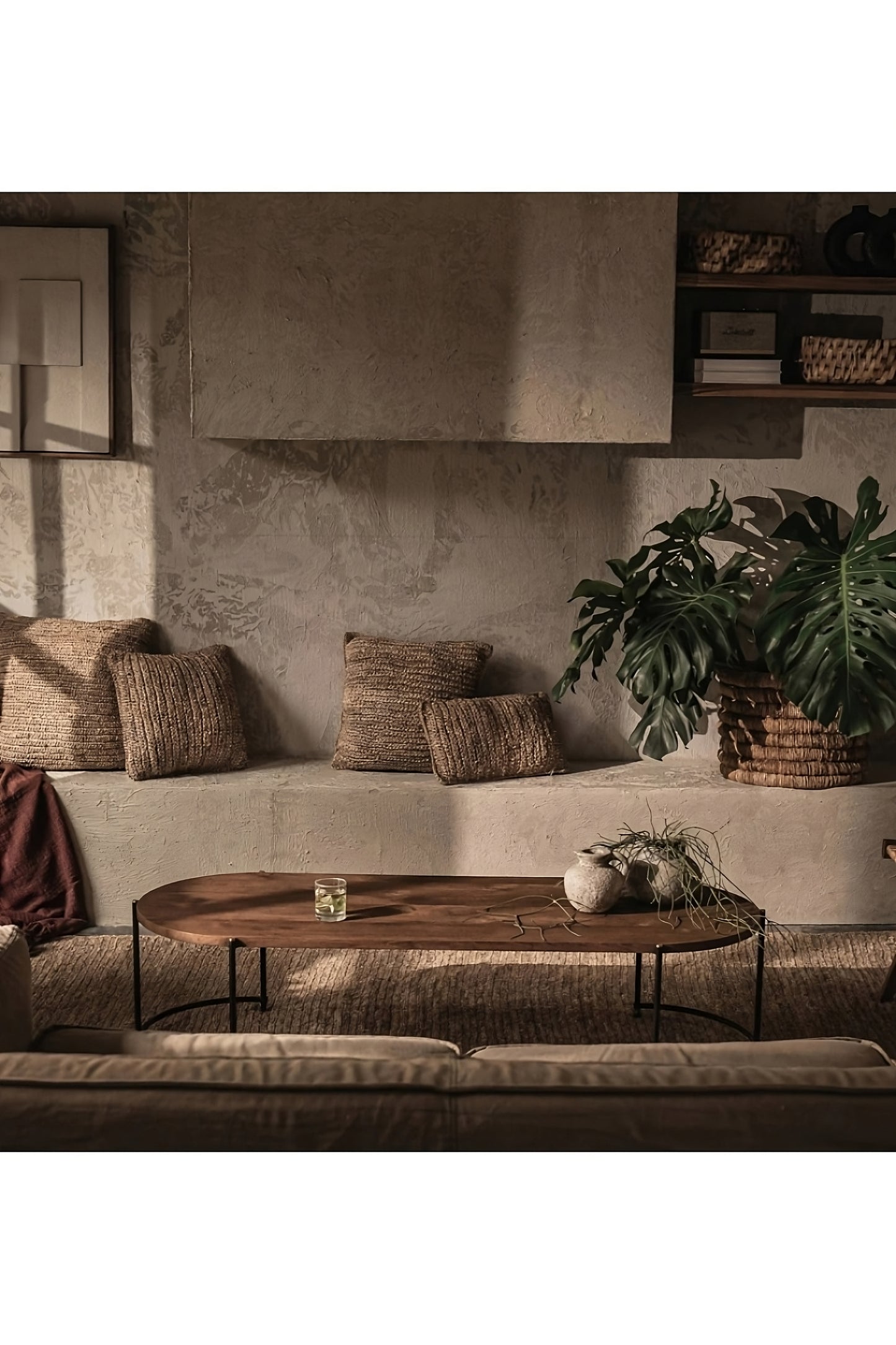Oval Wooden Coffee Table | dBodhi Coco