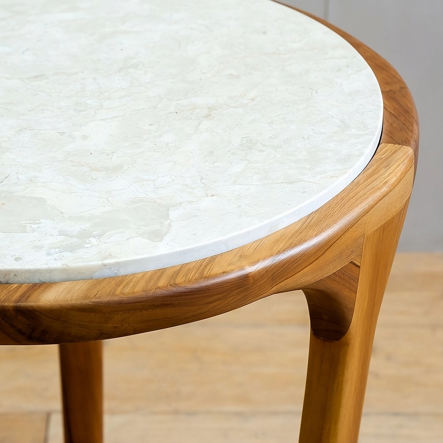 Coffee table with marble Round