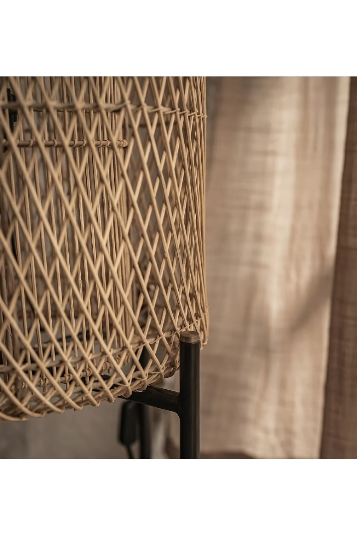 Rattan Mesh Structure Floor Lamp | dBodhi Chunk