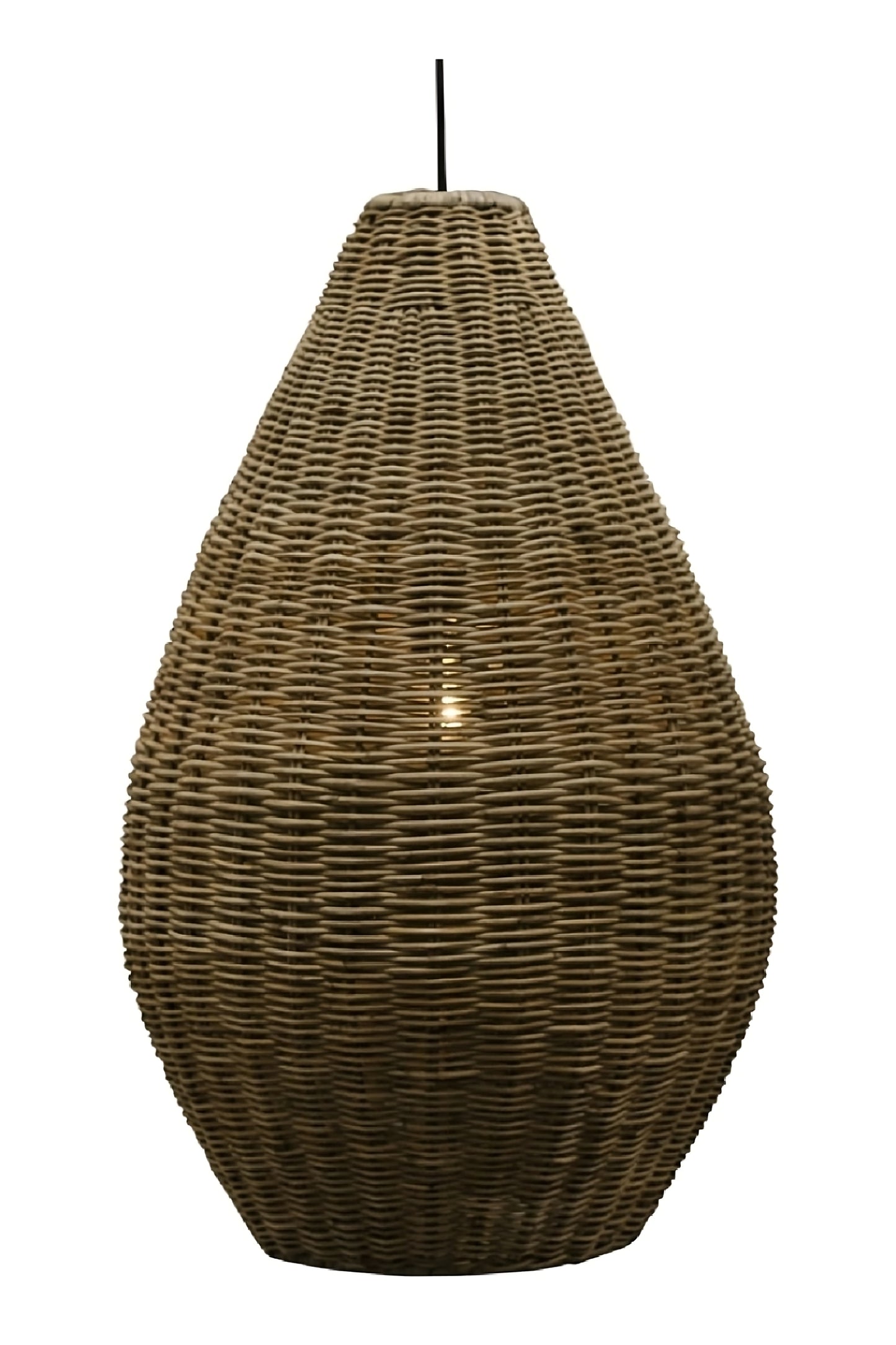 Rattan Teardrop Hanging Lamp M | Versmissen San Agnes