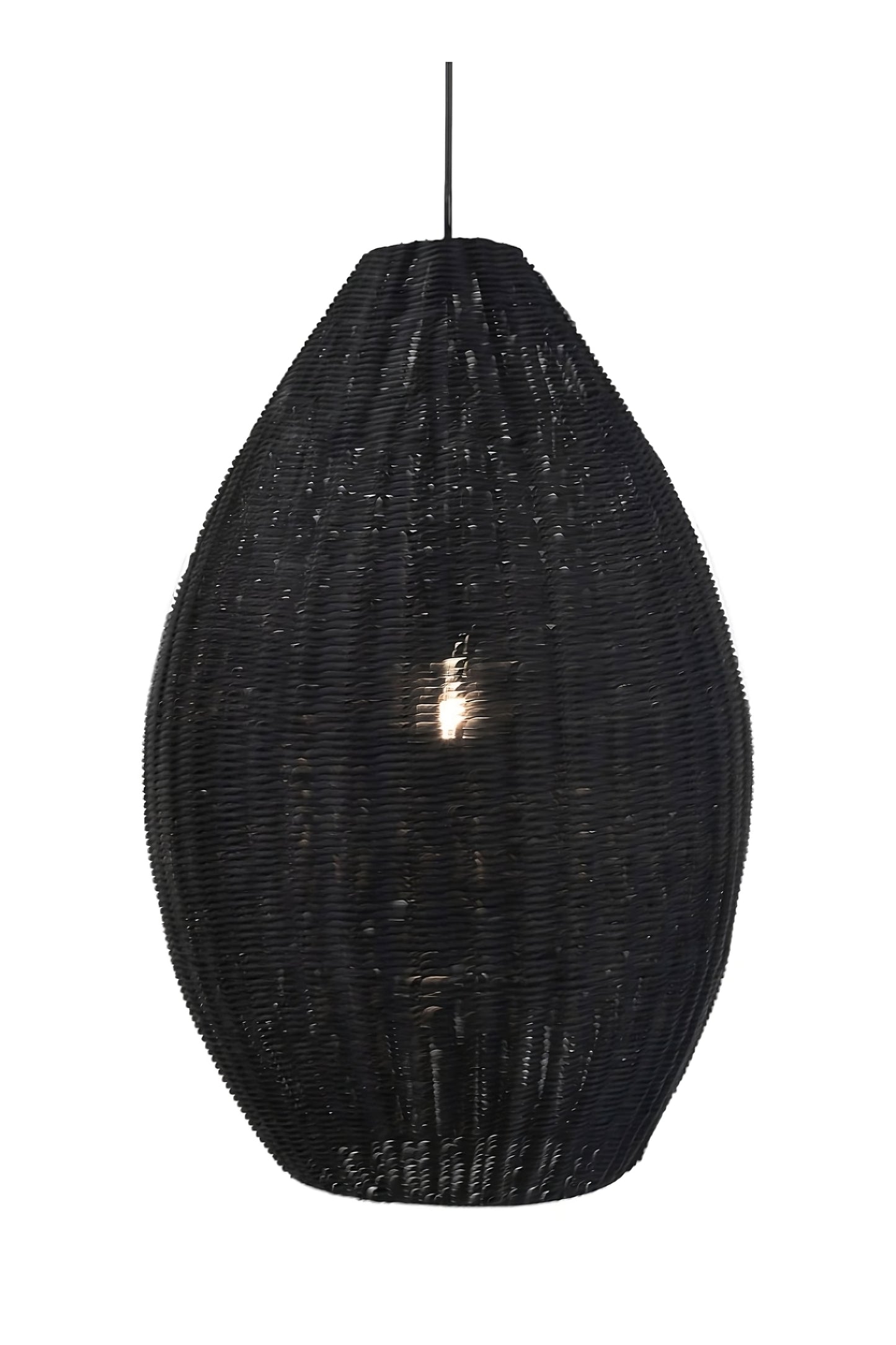 Rattan Teardrop Hanging Lamp S | Versmissen San Agnes