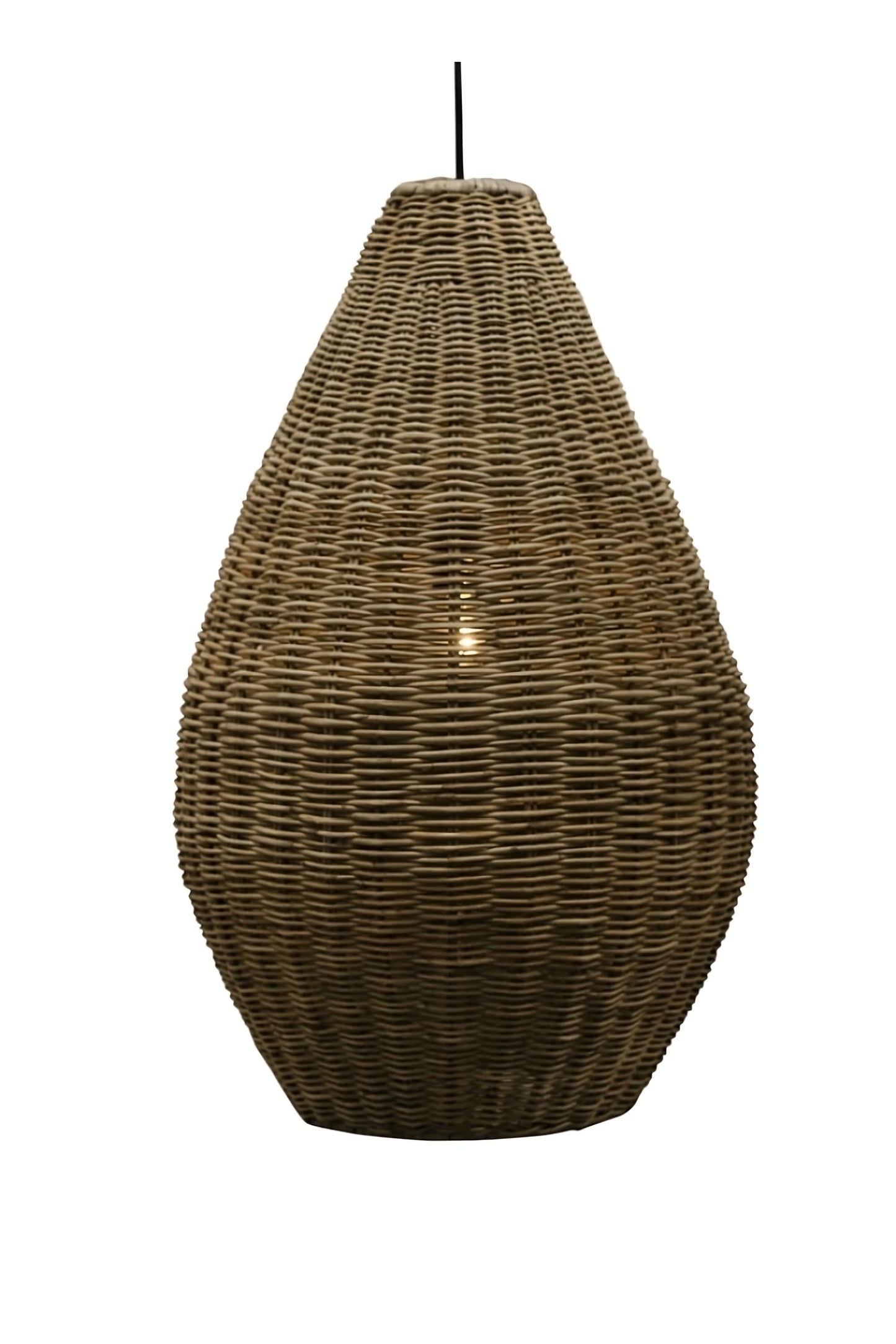 Rattan Teardrop Hanging Lamp S | Versmissen San Agnes