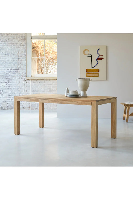 Rectangular Oak Dining Table | Tikamoon Eden