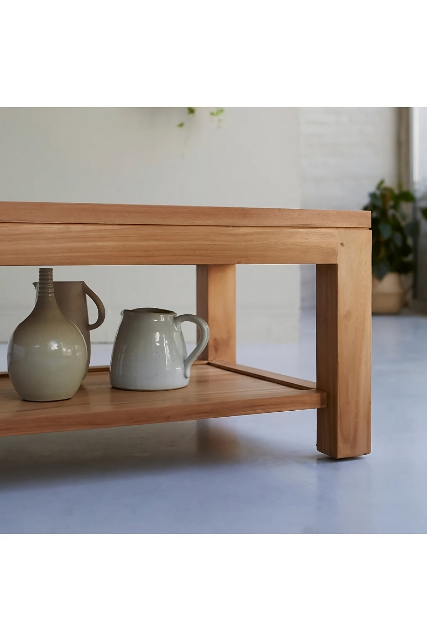 Rectangular Teak Coffee Table | Tikamoon Eve