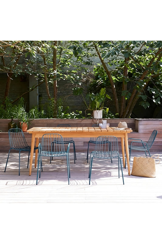 Rectangular Teak Outdoor Table | Tikamoon Vadim