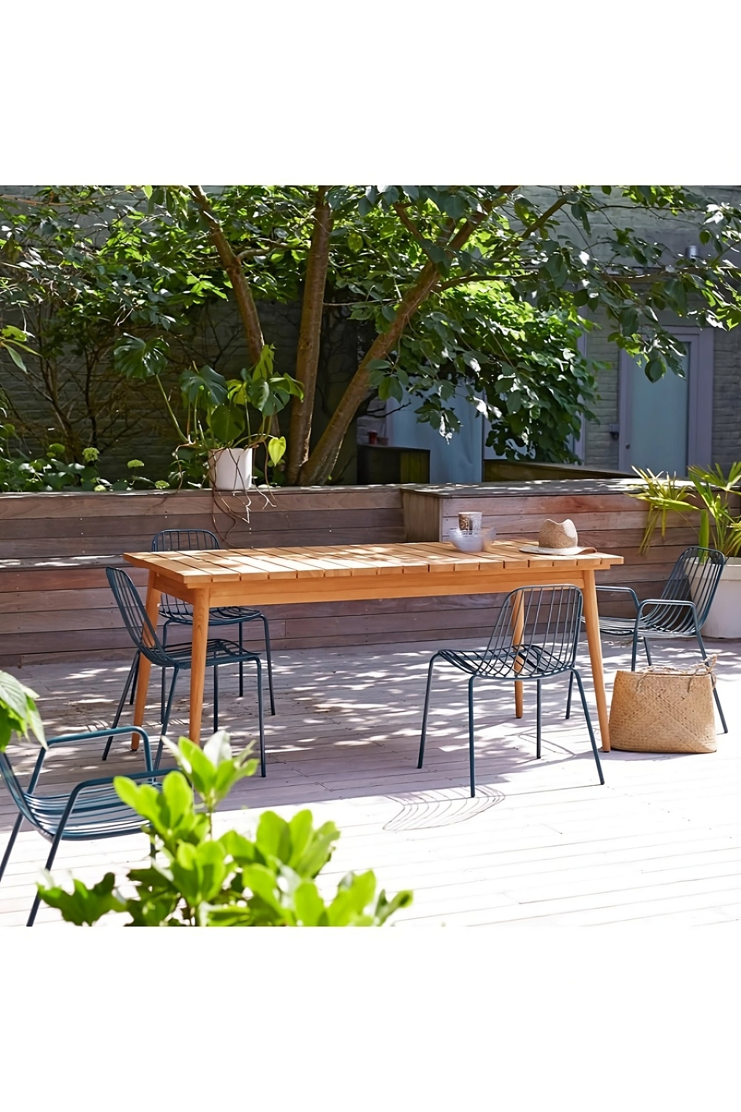 Rectangular Teak Outdoor Table | Tikamoon Vadim