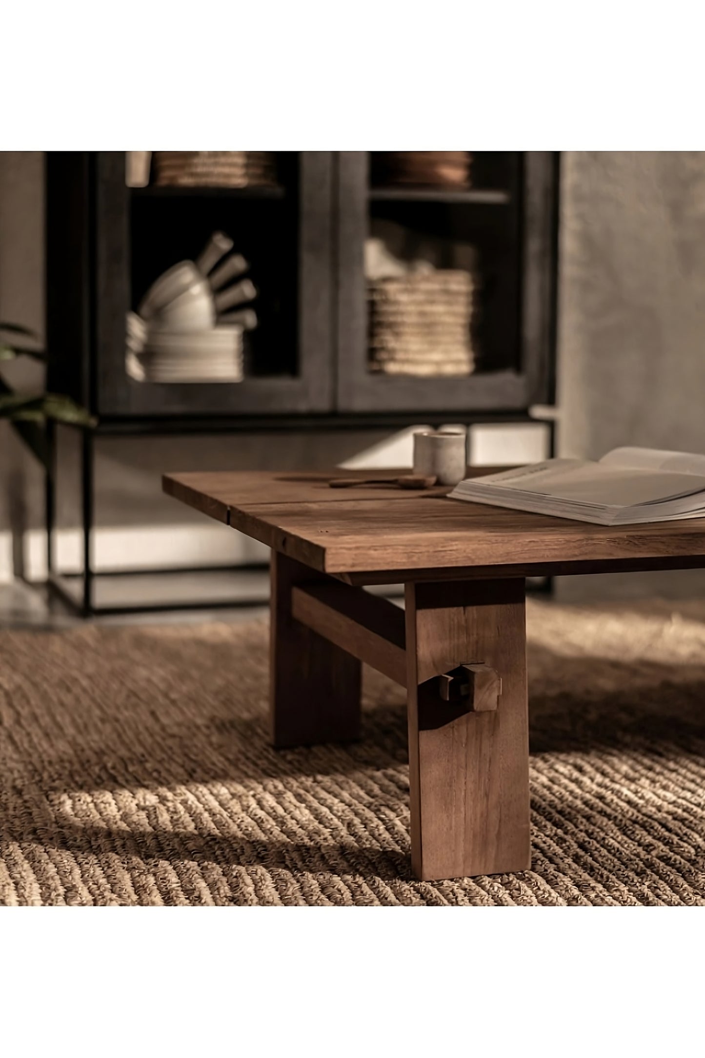 Rectangular Teak Wood Coffee Table | dBodhi Artisan