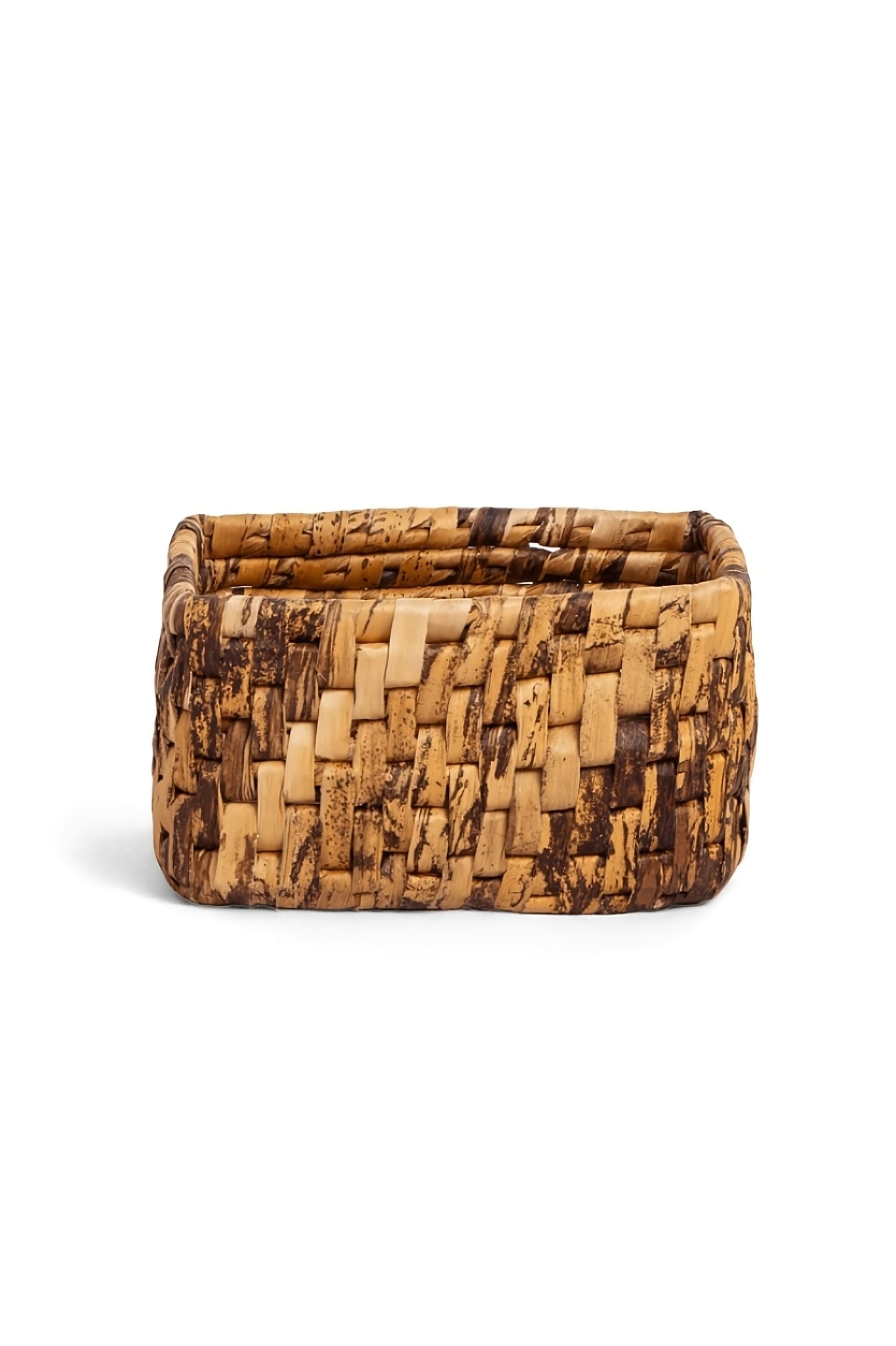 Rectangular Woven Abaca Low Basket | dBodhi Semeru