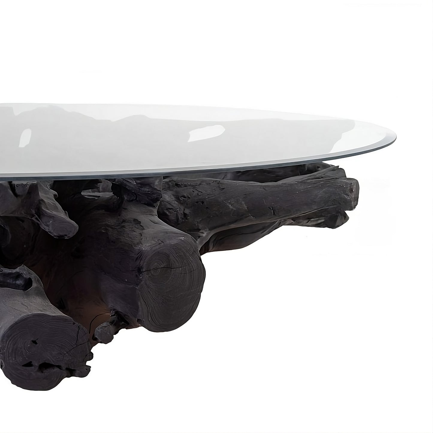 Coffee table Root (38889B) with glass