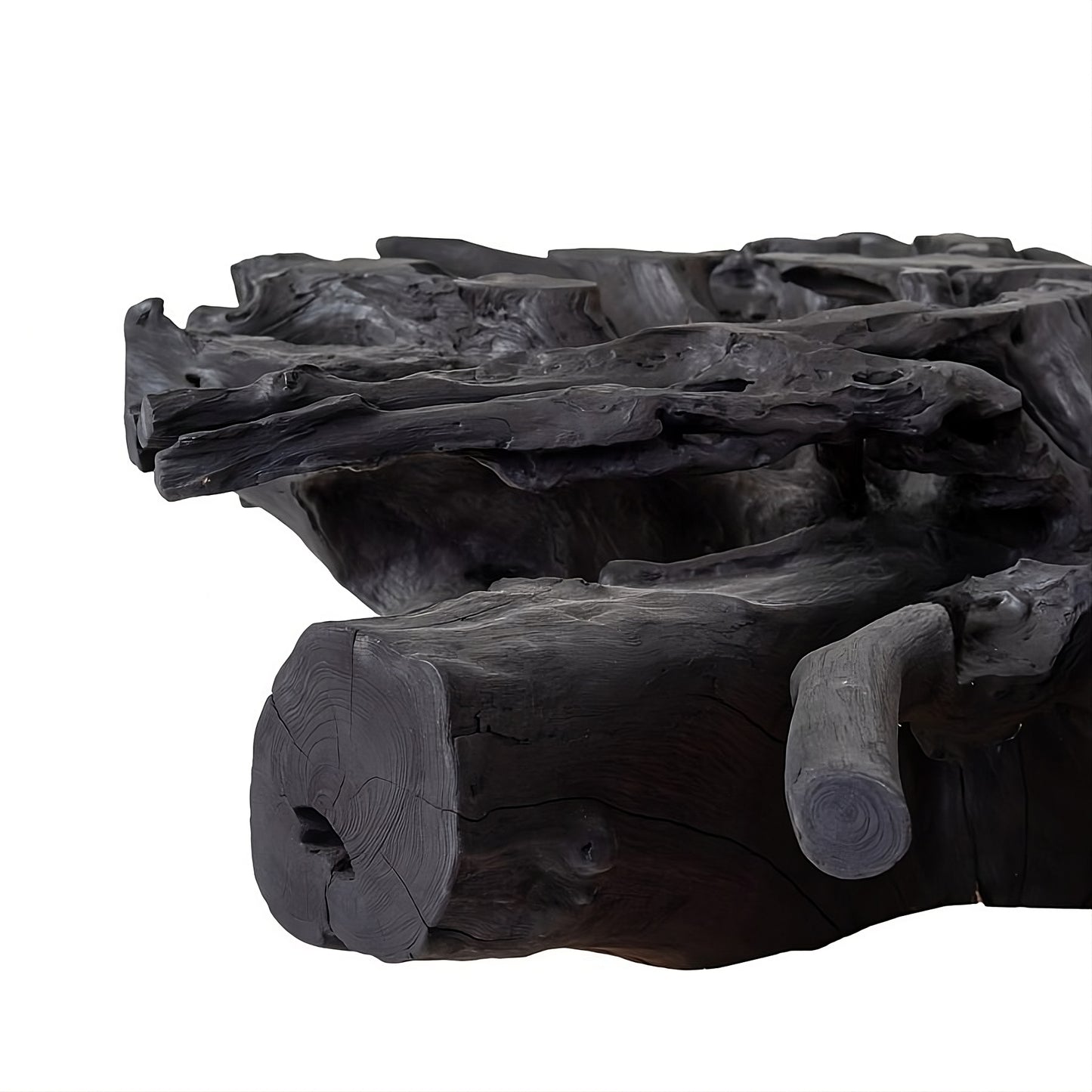 Coffee table Root (38889B) with glass
