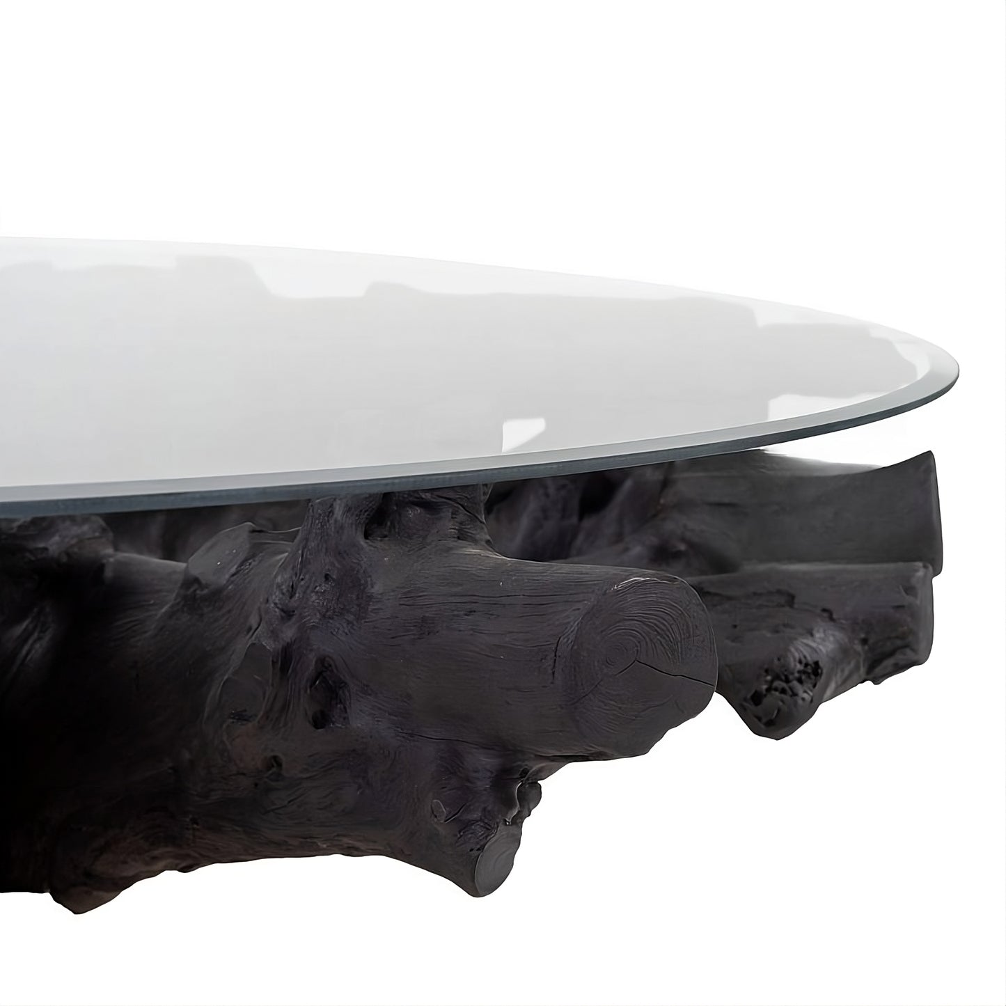 Coffee table Root (38890B) with glass