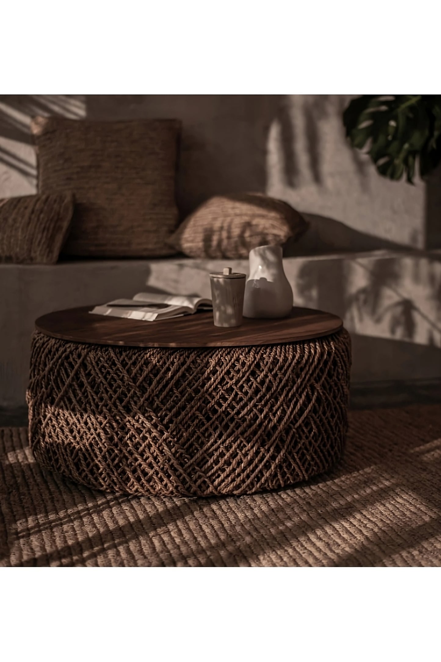 Round Abaca Coffee Table | dBodhi Knut