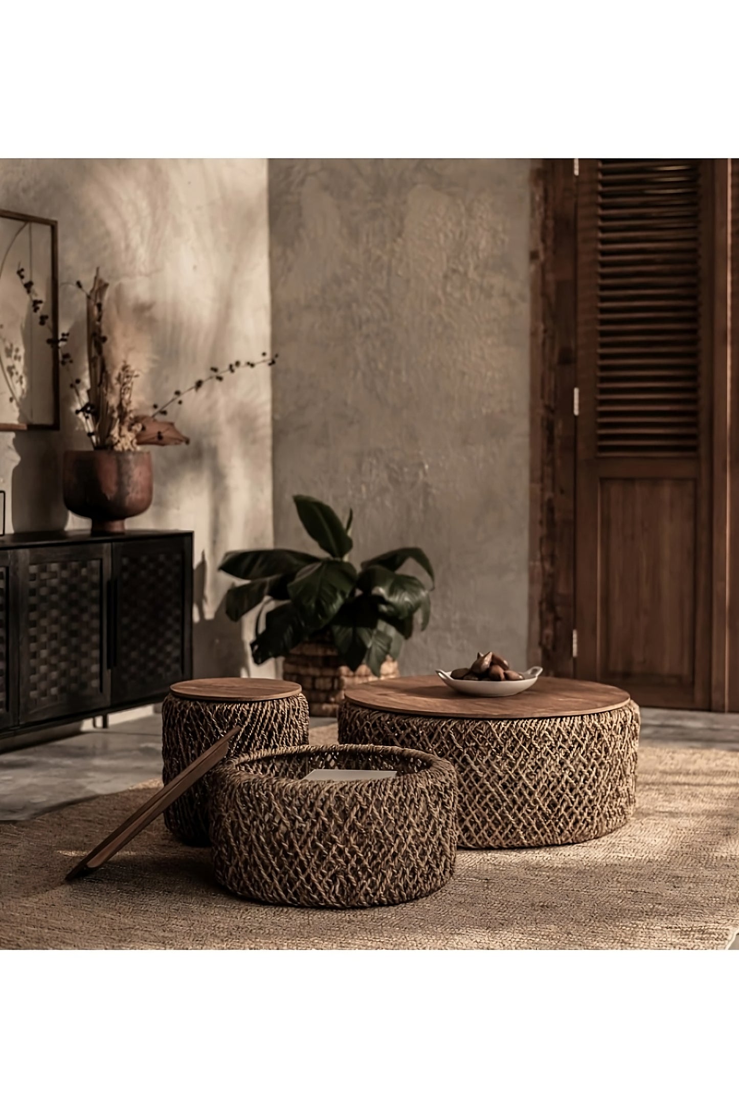 Round Abaca Coffee Table | dBodhi Knut