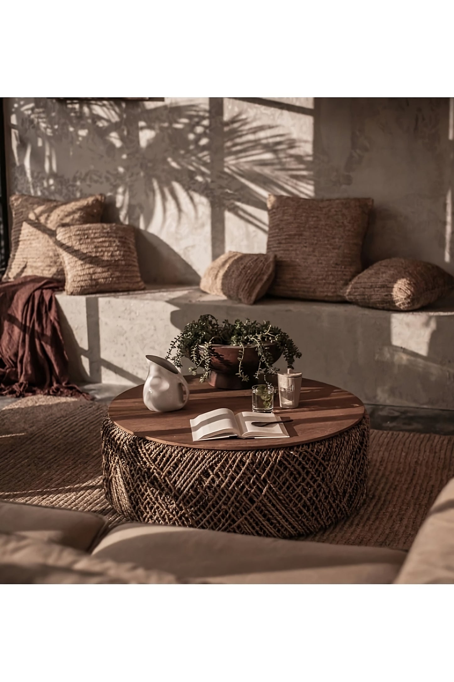 Round Abaca Coffee Table | dBodhi Knut
