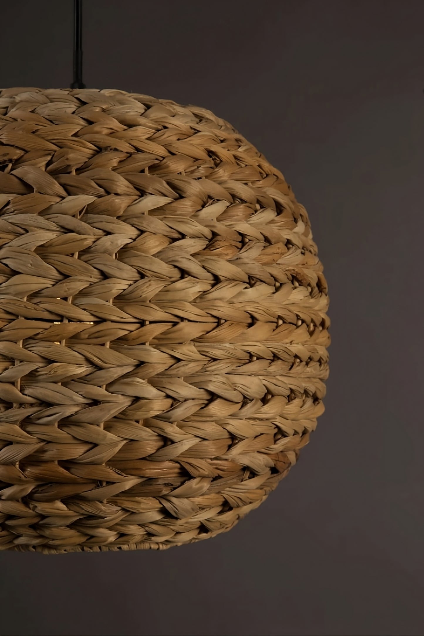 Round Braided Hanging Light | Dutchbone Nana