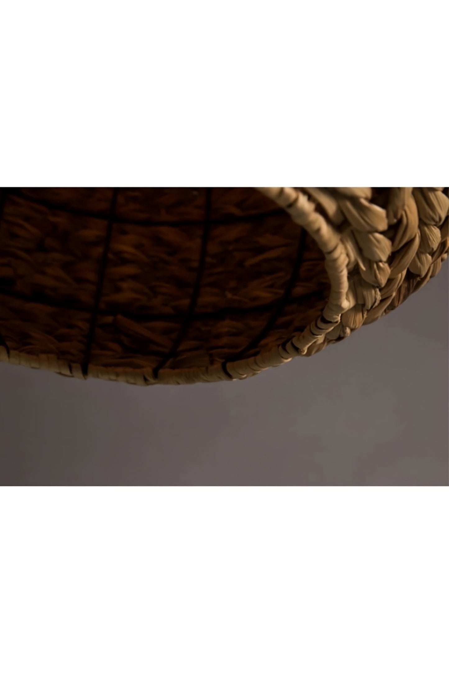 Round Braided Hanging Light | Dutchbone Nana
