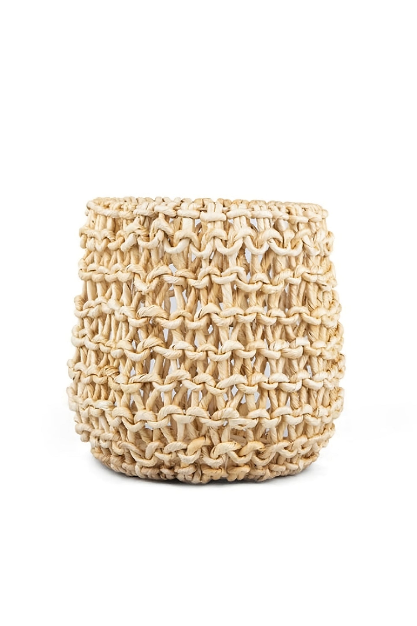 Round Interlaced Abaca Basket | dBodhi Banda