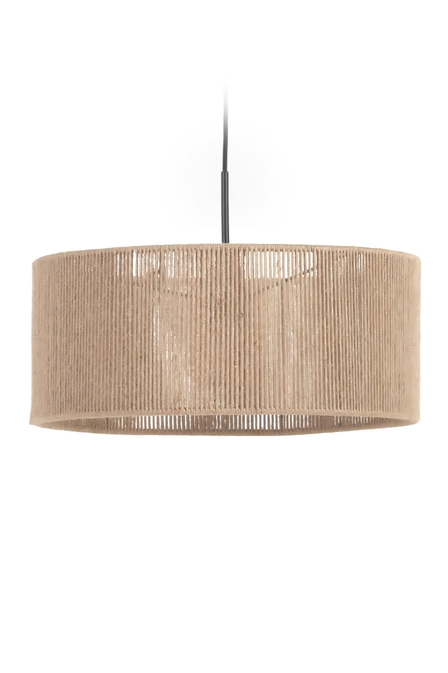 Round Natural Jute Light Shade | La Forma Crista