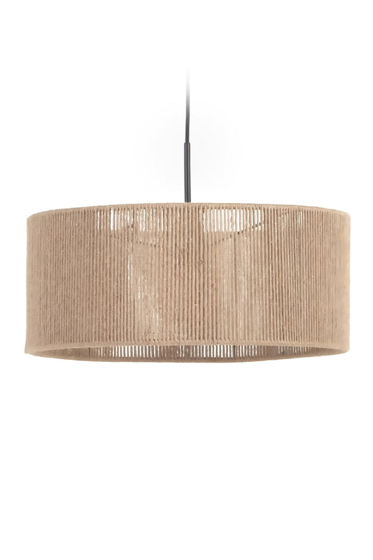 Round Natural Jute Light Shade | La Forma Crista