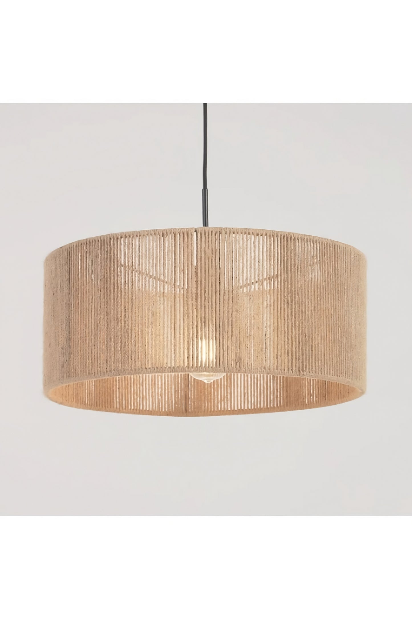 Round Natural Jute Light Shade | La Forma Crista