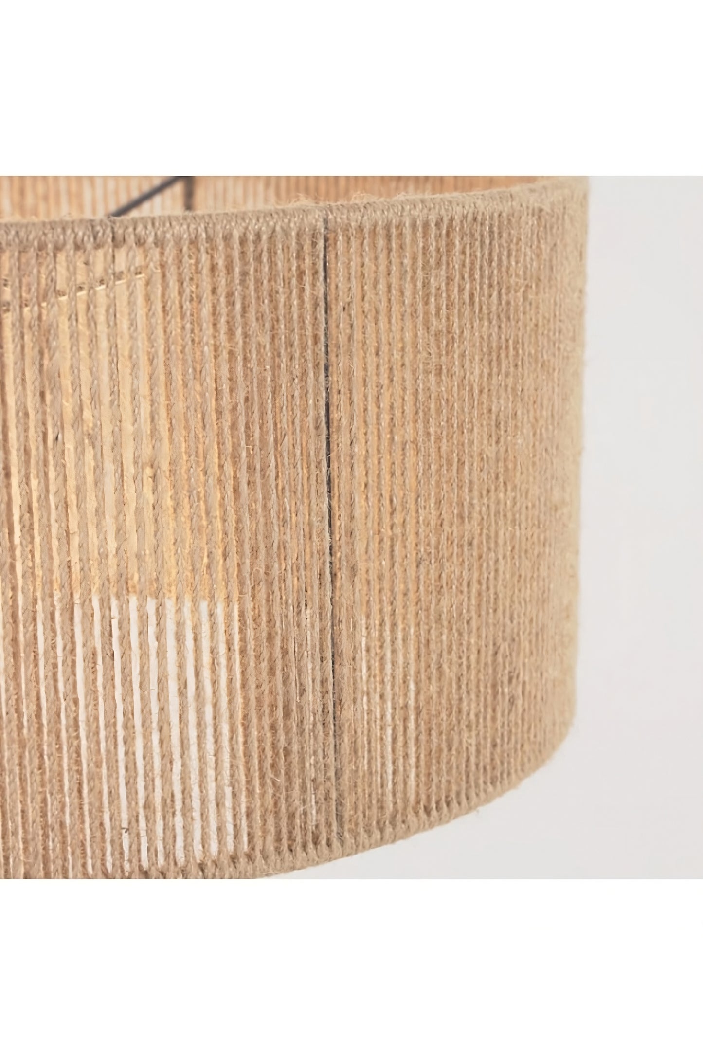Round Natural Jute Light Shade | La Forma Crista