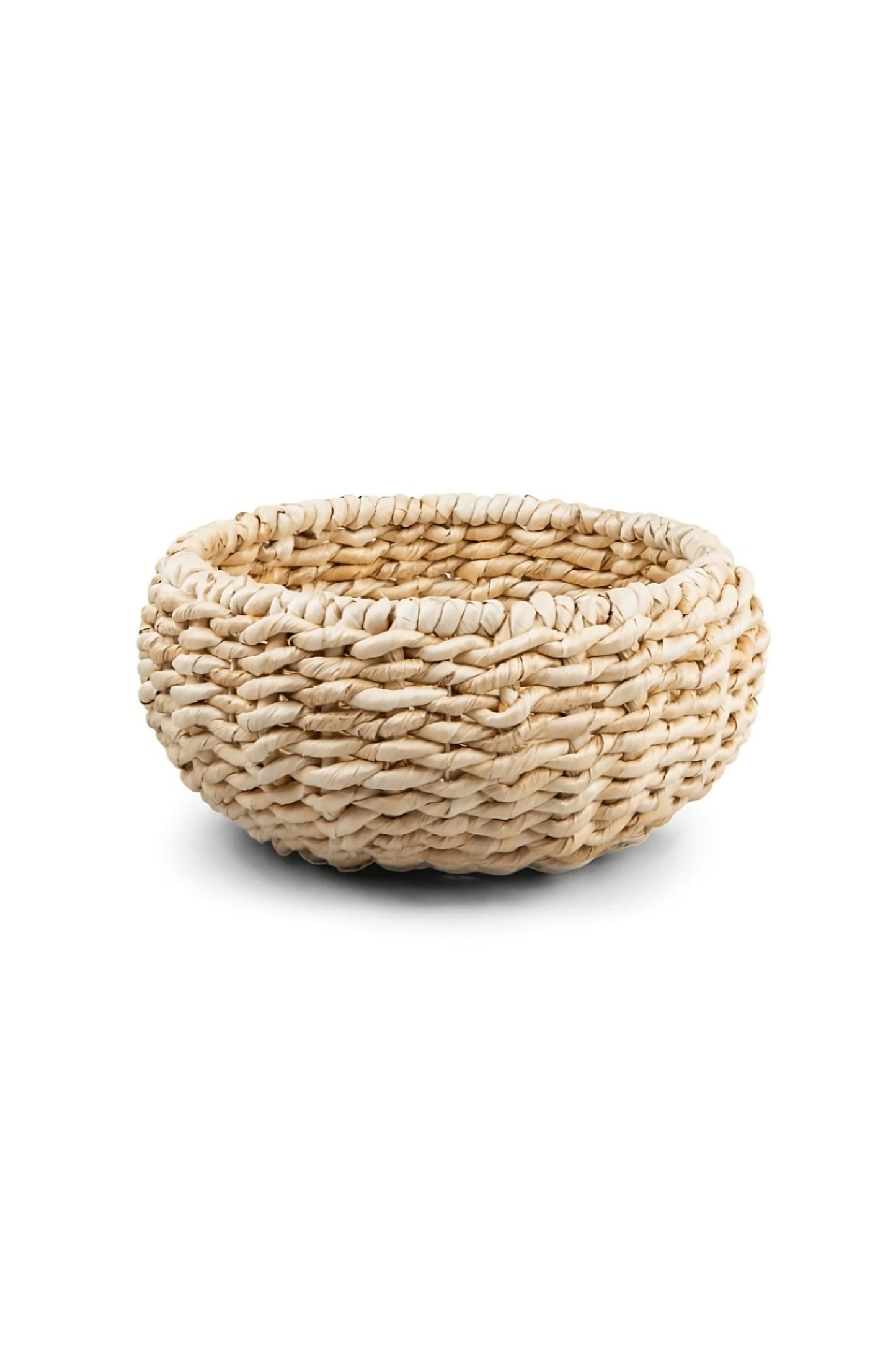 Round Pure Abaca Low Basket | dBodhi Kelud