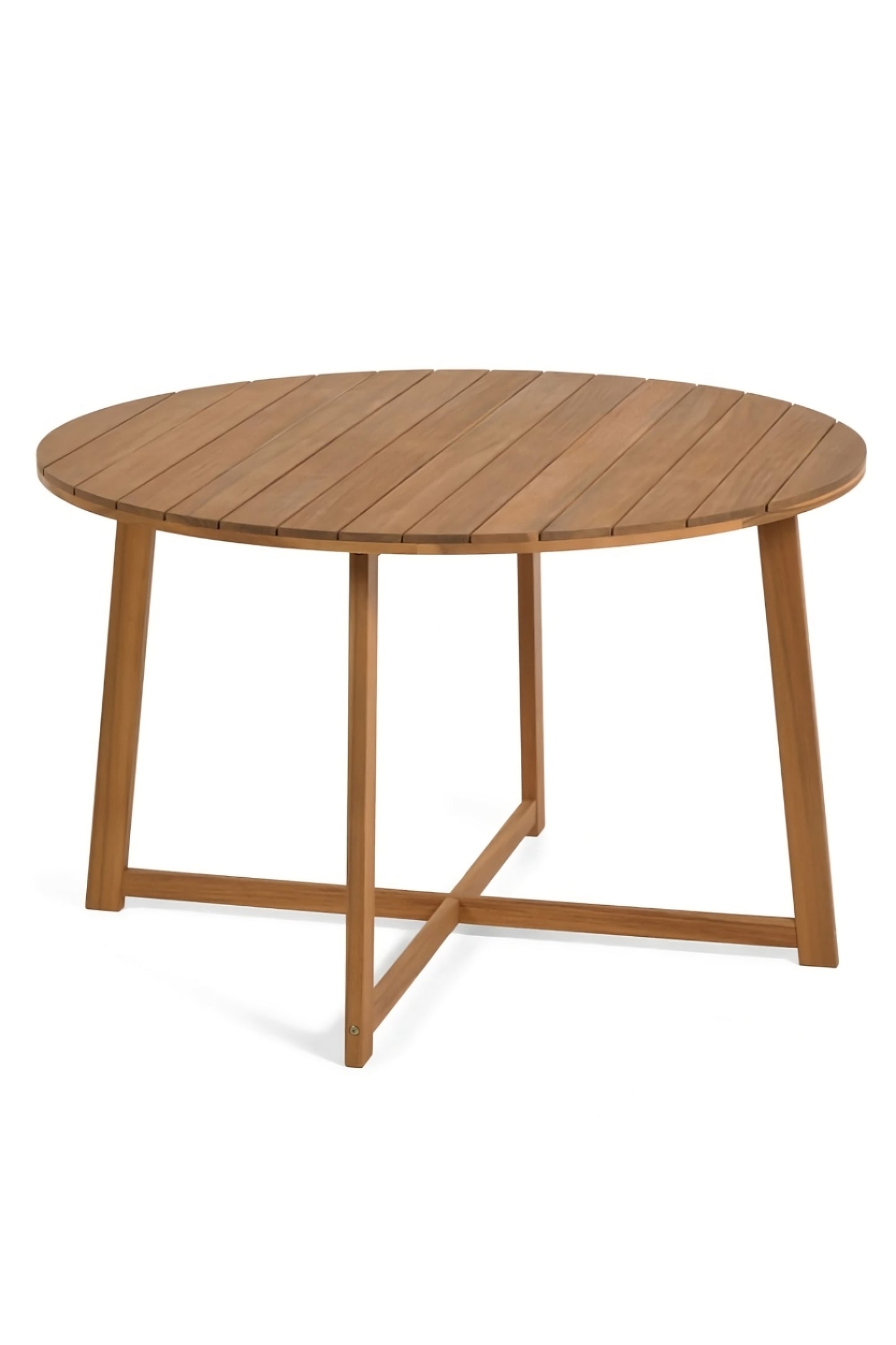 Round Solid Acacia Garden Table | La Forma Dafne