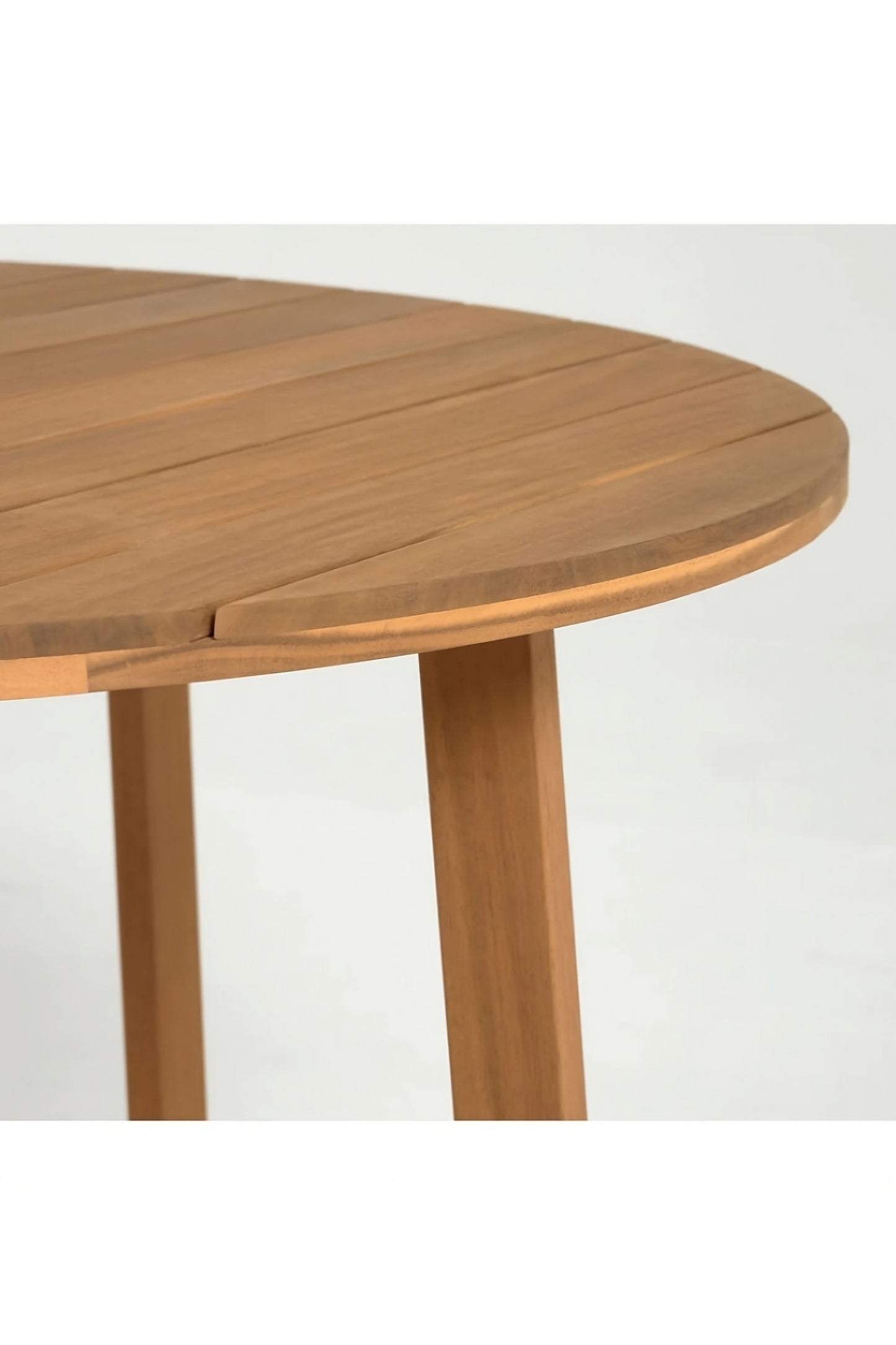 Round Solid Acacia Garden Table | La Forma Dafne