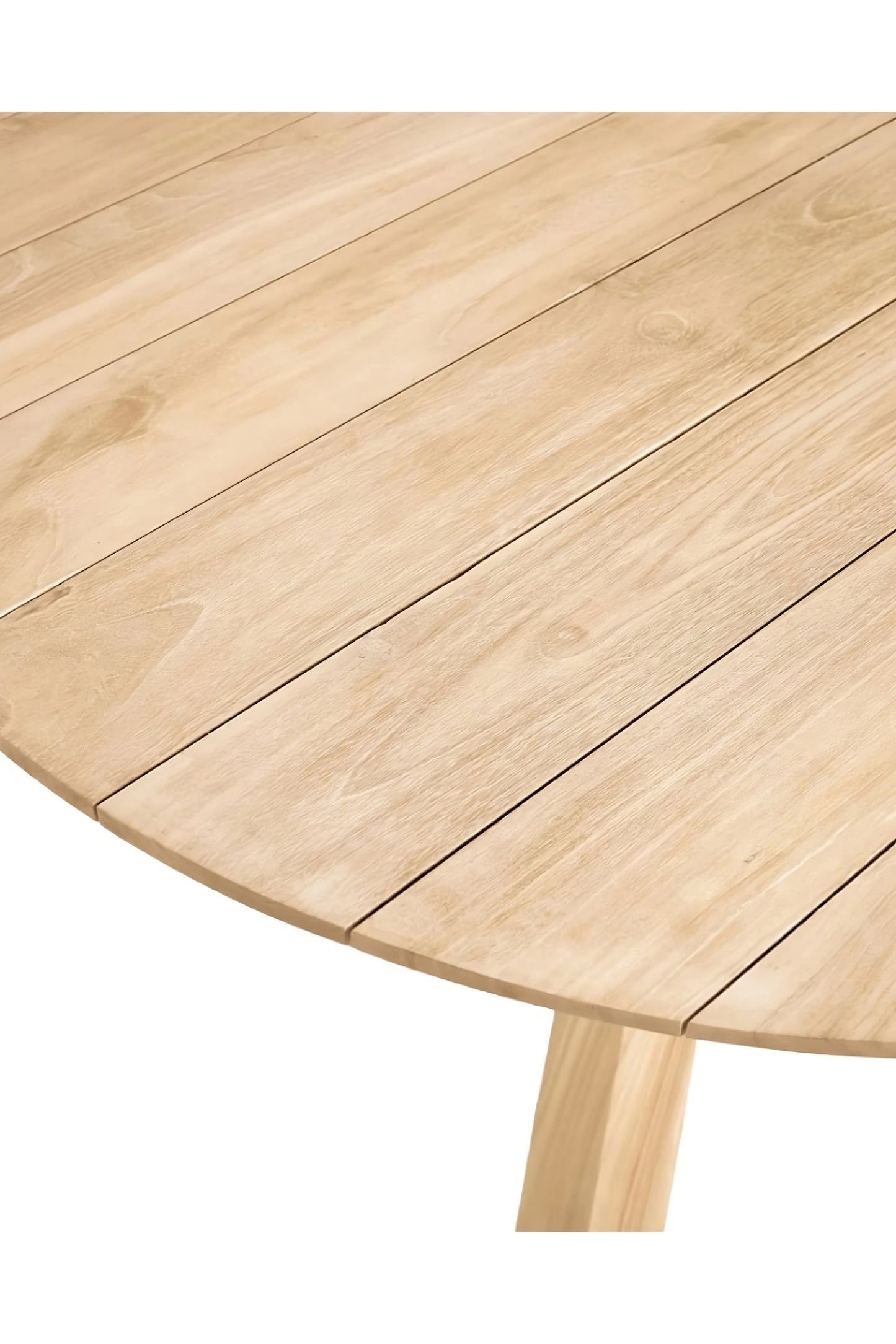 Round Teak Garden Table | La Forma Teresinha