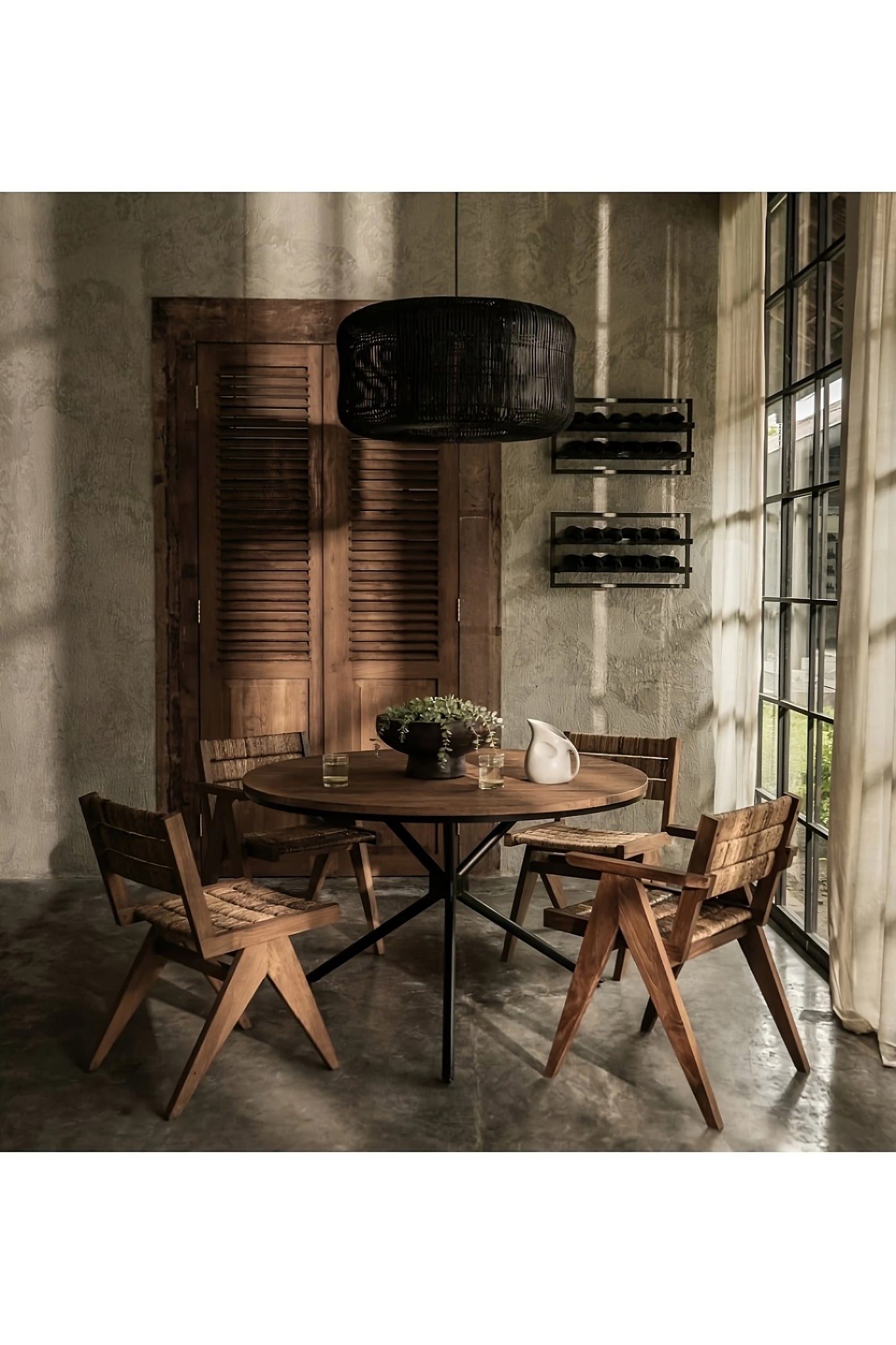 Round Wooden Top Tripod Dining Table | dBodhi Oxo