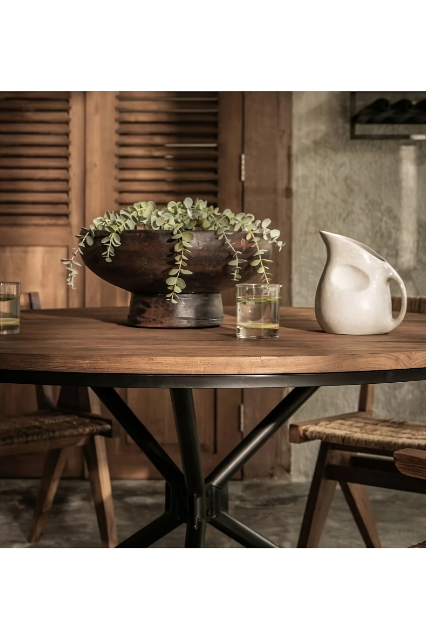 Round Wooden Top Tripod Dining Table | dBodhi Oxo