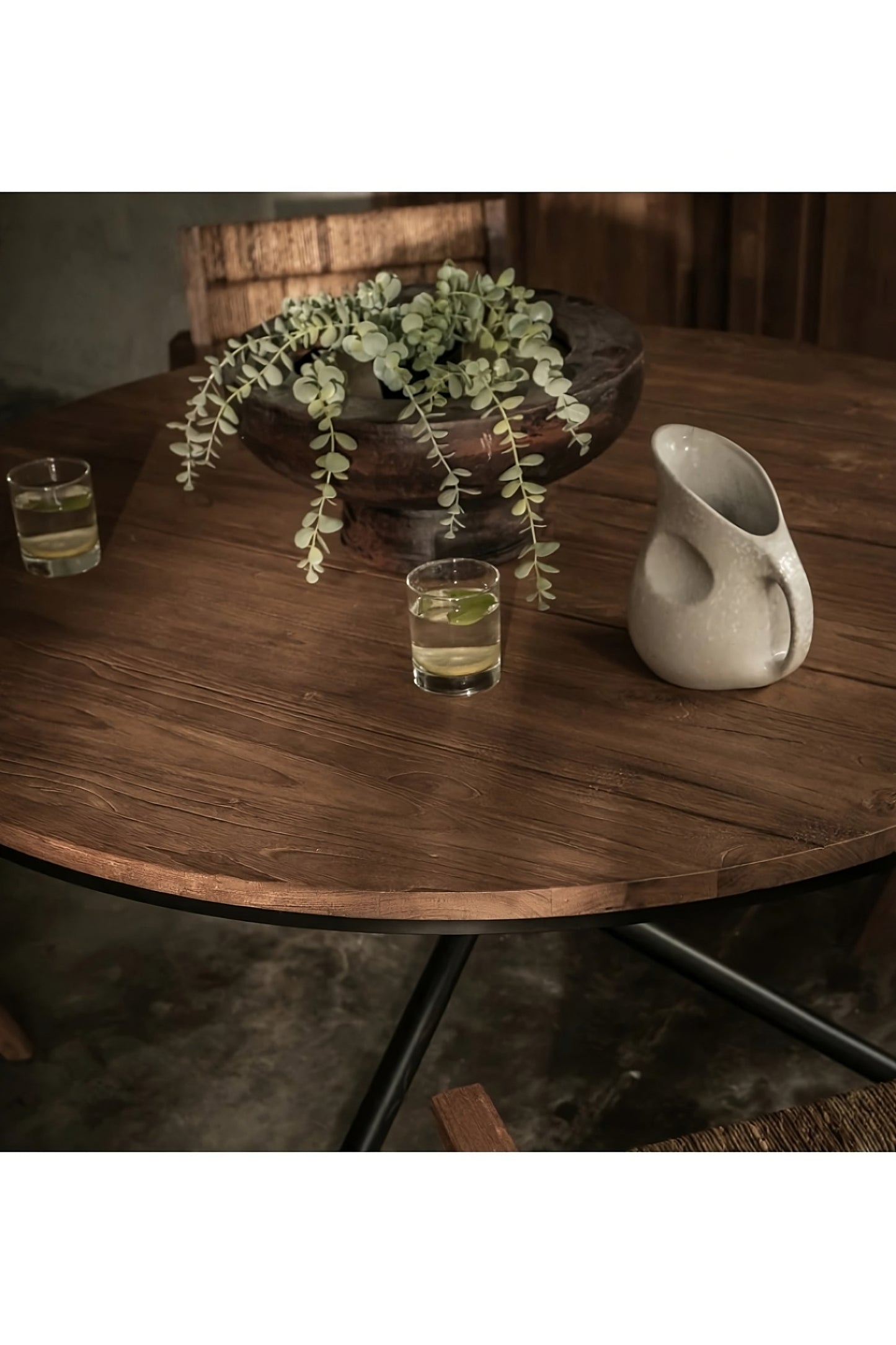 Round Wooden Top Tripod Dining Table | dBodhi Oxo