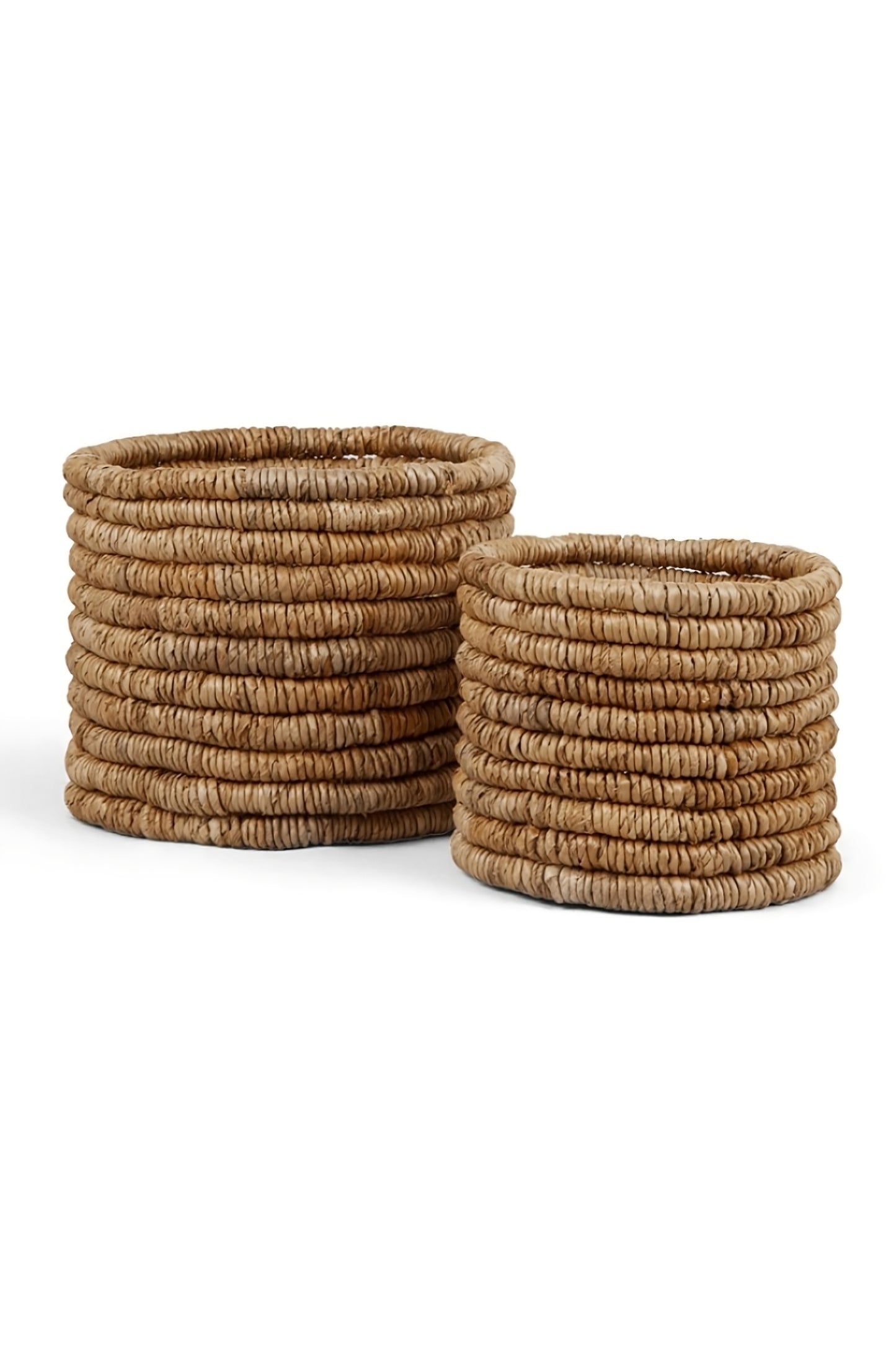 Round Woven Abaca Basket Set (2) - M | dBodhi Caterpillar Ambang