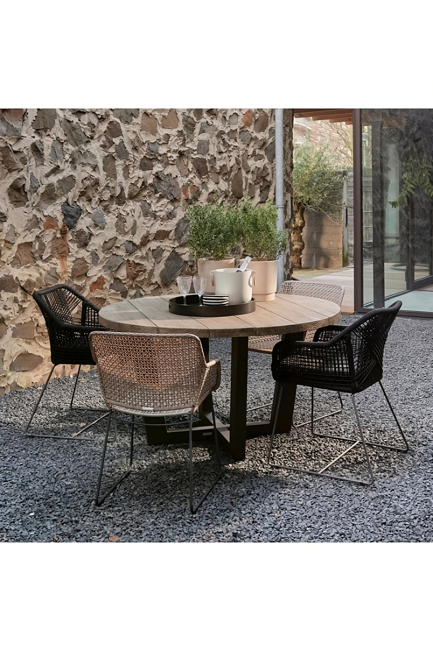Slatted Teak Garden Table | Rivièra Maison Bondi Beach