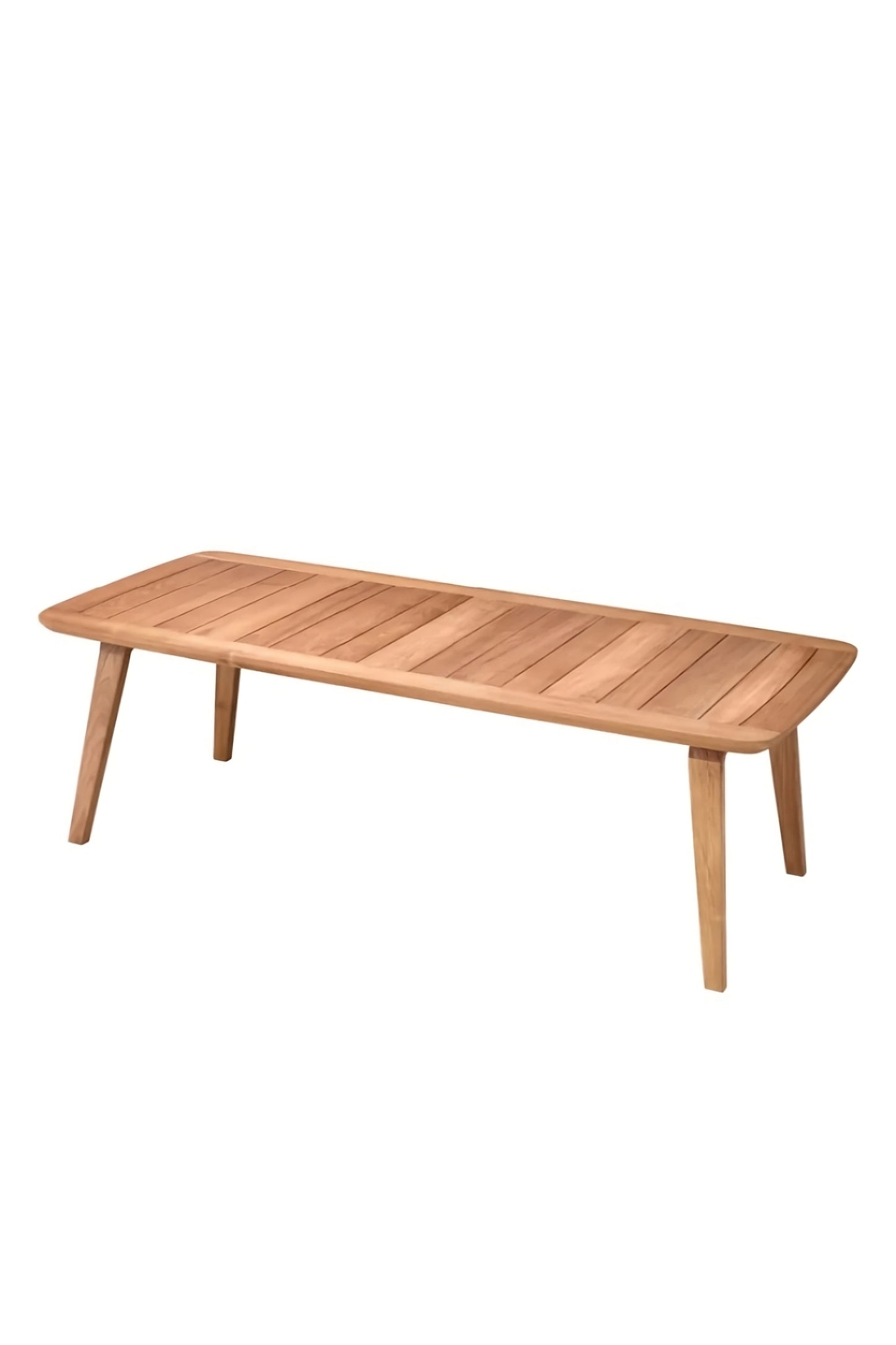 Slatted Teak Outdoor Dining Table | Eichholtz Glover