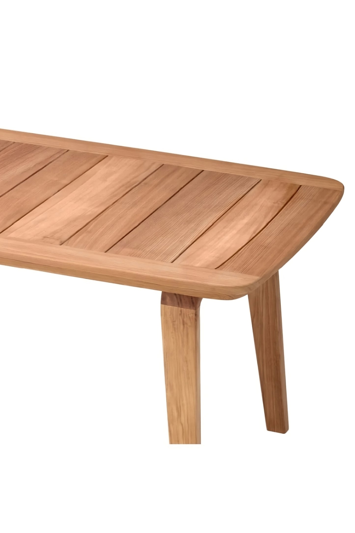 Slatted Teak Outdoor Dining Table | Eichholtz Glover