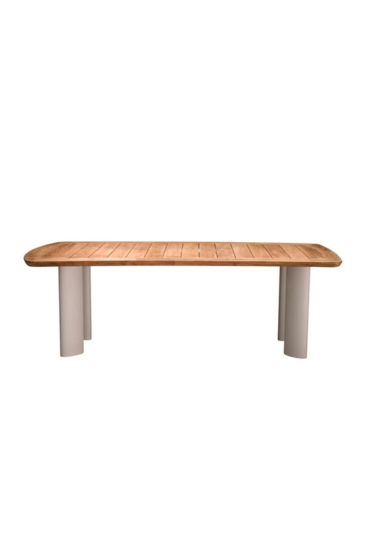 Slatted Teak Outdoor Dining Table | Eichholtz Osario