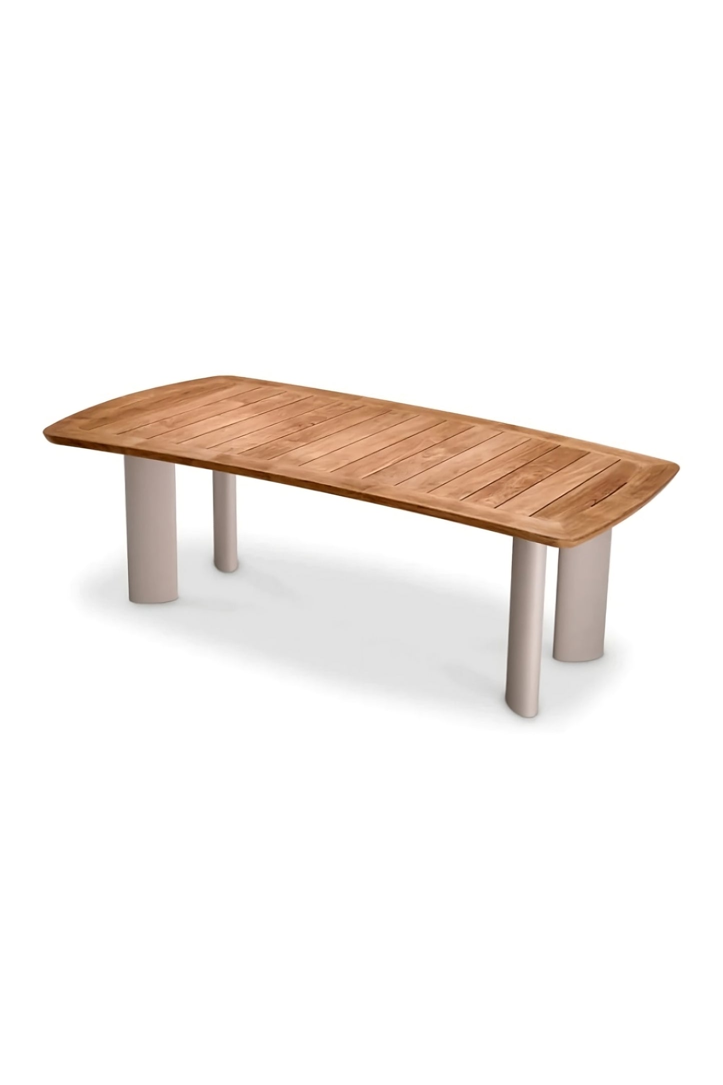 Slatted Teak Outdoor Dining Table | Eichholtz Osario