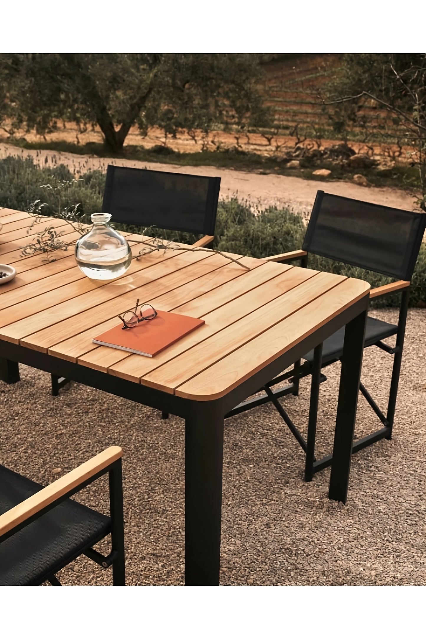Slatted Teak Outdoor Dining Table | La Forma Bona