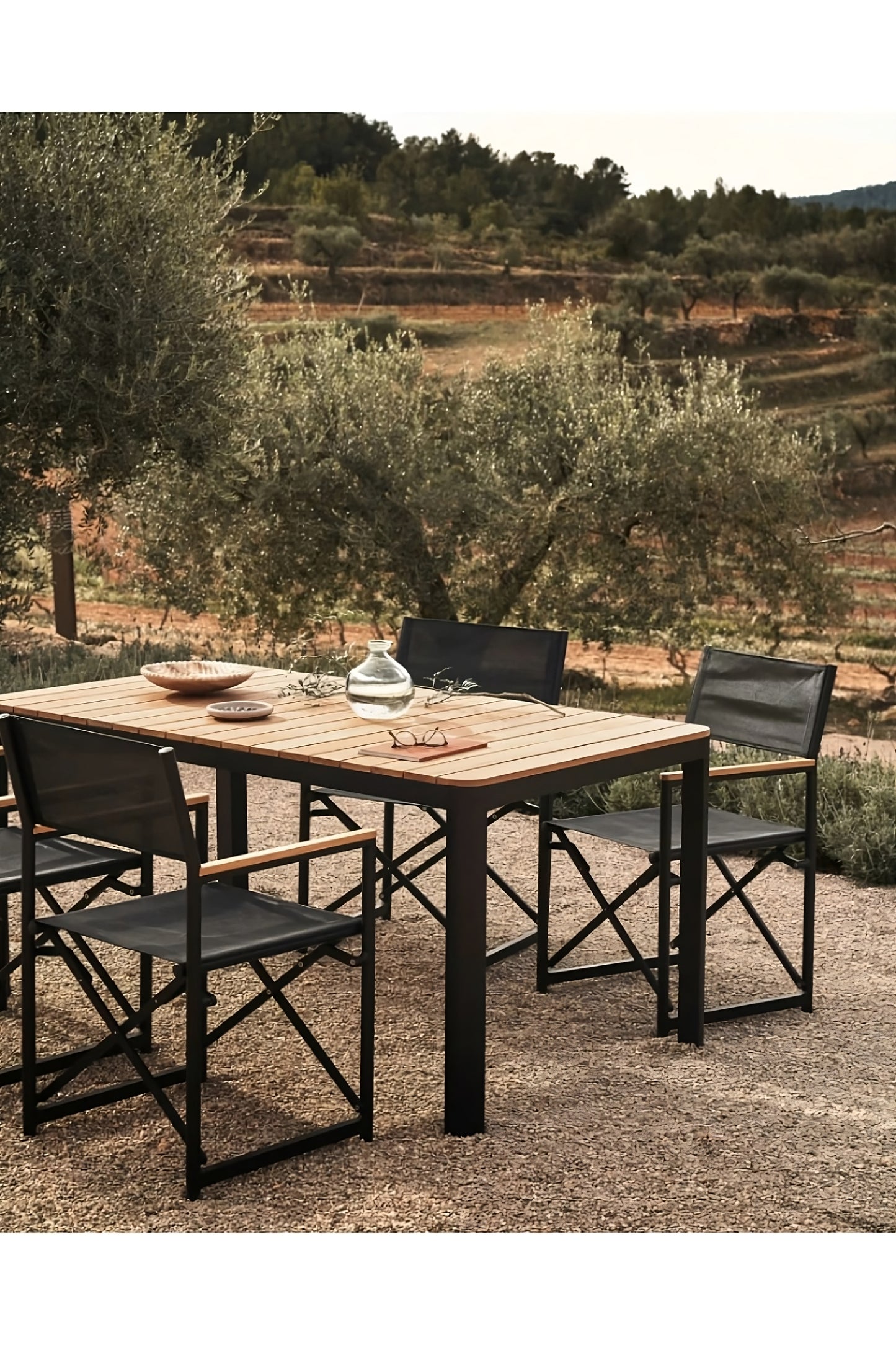Slatted Teak Outdoor Dining Table | La Forma Bona