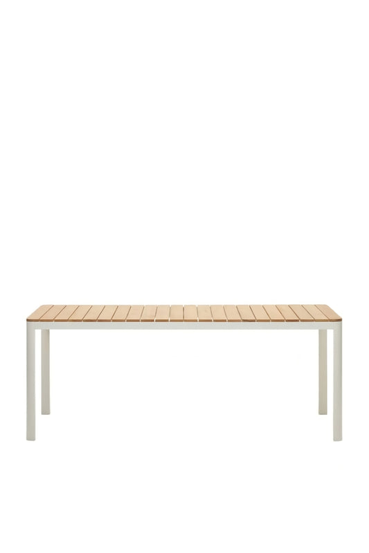 Slatted Teak Outdoor Table | La Forma Bona