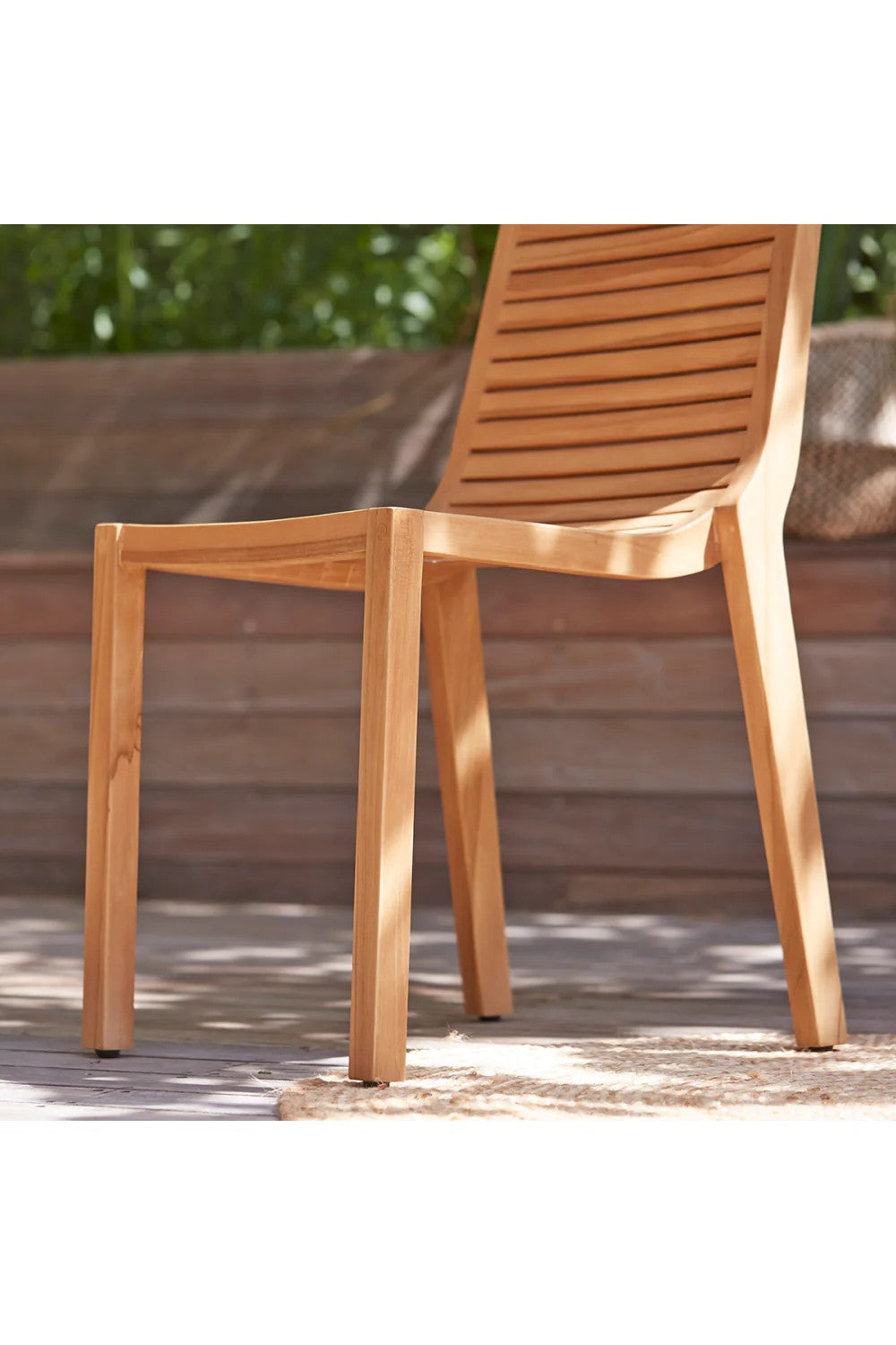 Solid Teak Outdoor Chair | Tikamoon Teo